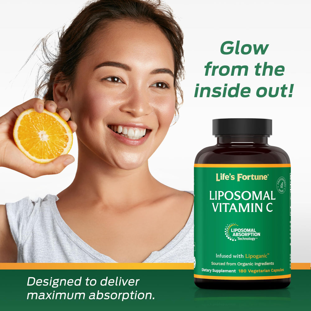 Made-in-USA seal on Life's Fortune vitamin C bottle
