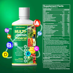 Refrigeration after opening guidance for Life's Fortune liquid multivitamin