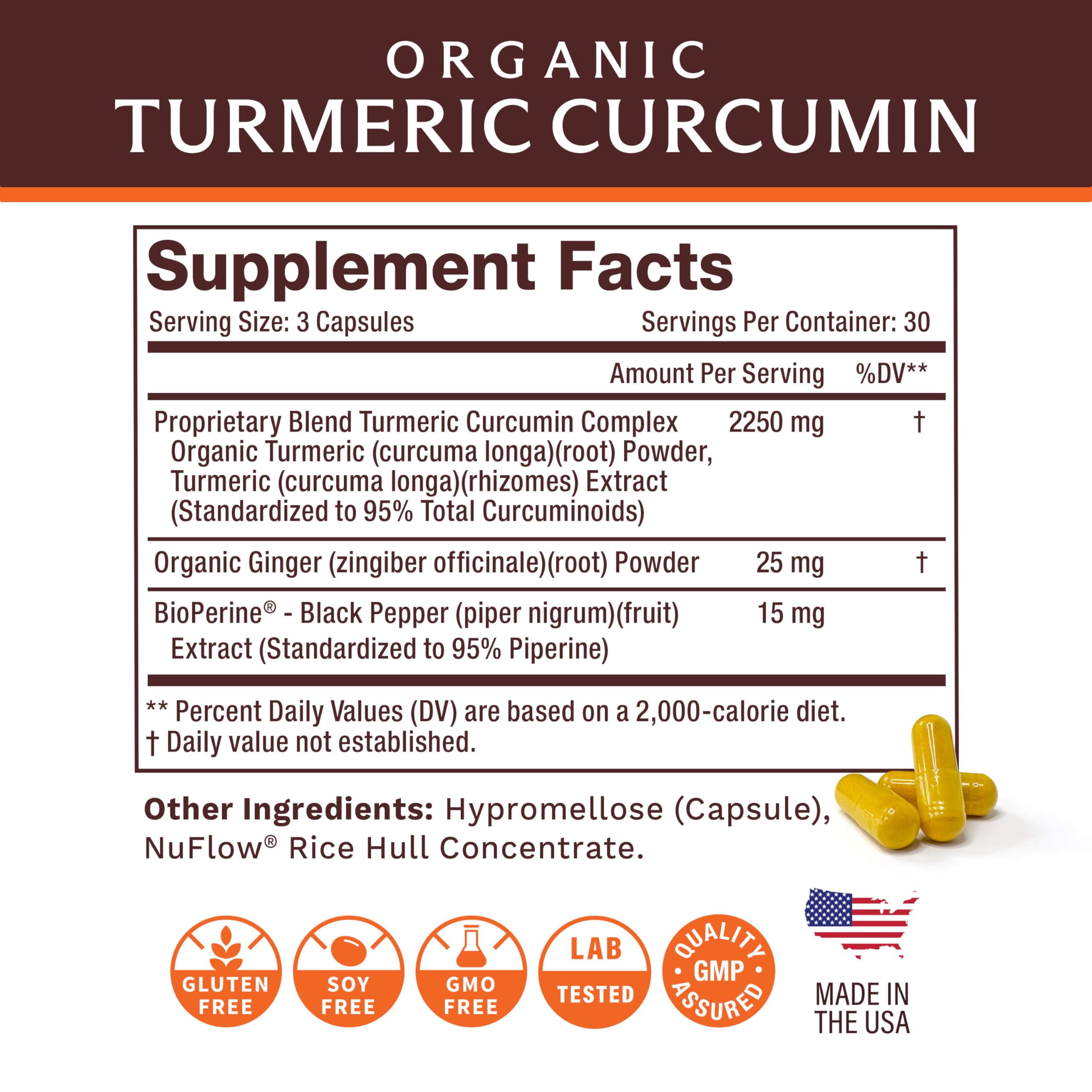 Life's Fortune turmeric-ginger blend bottle demonstrates premium wellness formula.