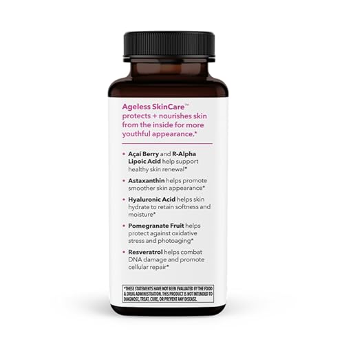 LifeSeasons Ageless Skincare capsules for daily skin support and hydration.