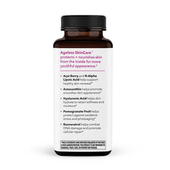 LifeSeasons Ageless Skincare resveratrol supports nourishing antioxidant blend.