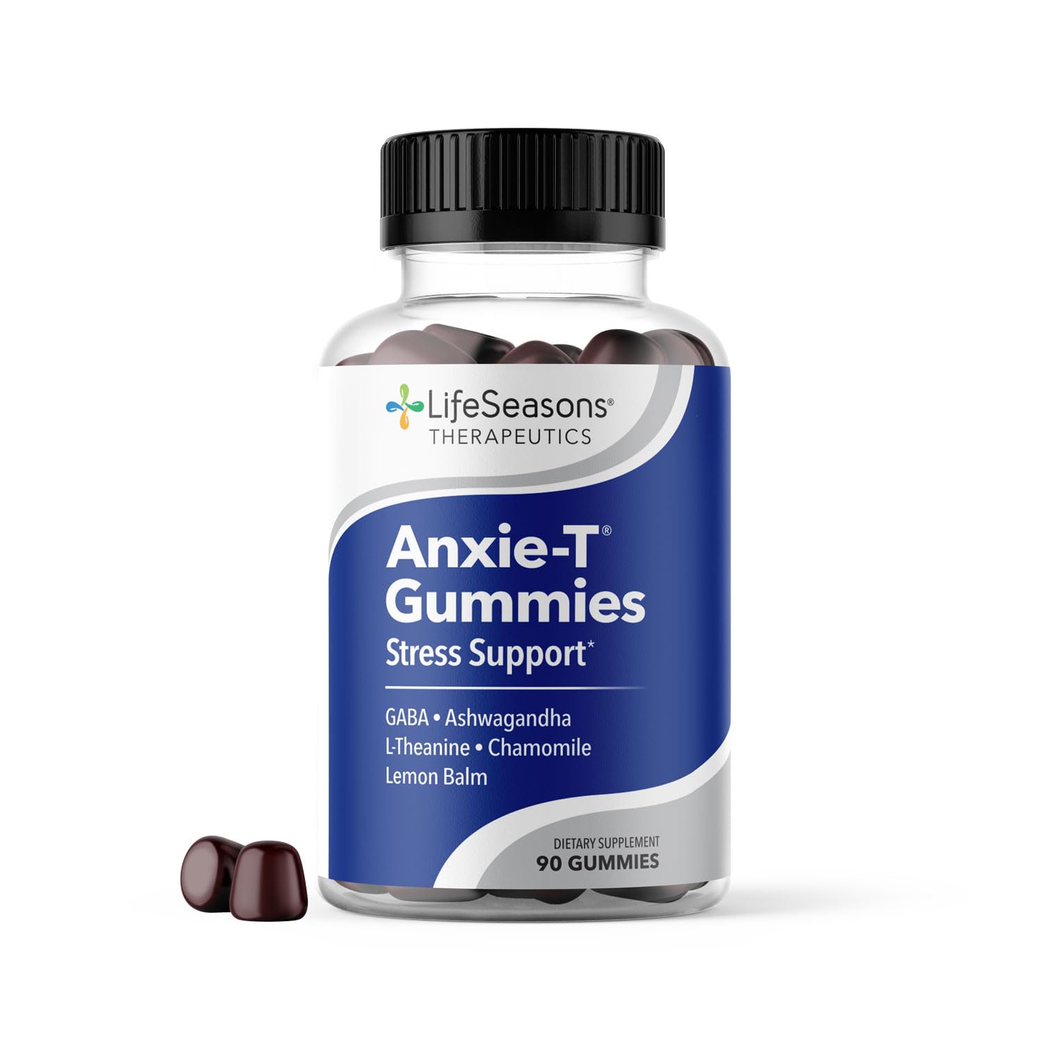 LifeSeasons Anxie-T bottle front for calming stress support