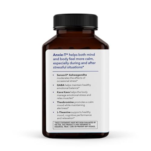 LifeSeasons Anxie-T capsules inside, easy to swallow during busy days.