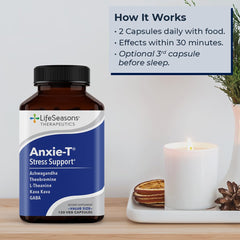 LifeSeasons Anxie-T packaging box, premium presentation.