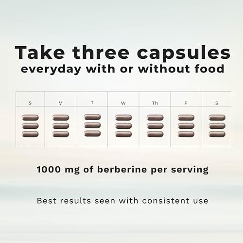 LifeSeasons Berberine label closeup showing dosage details.