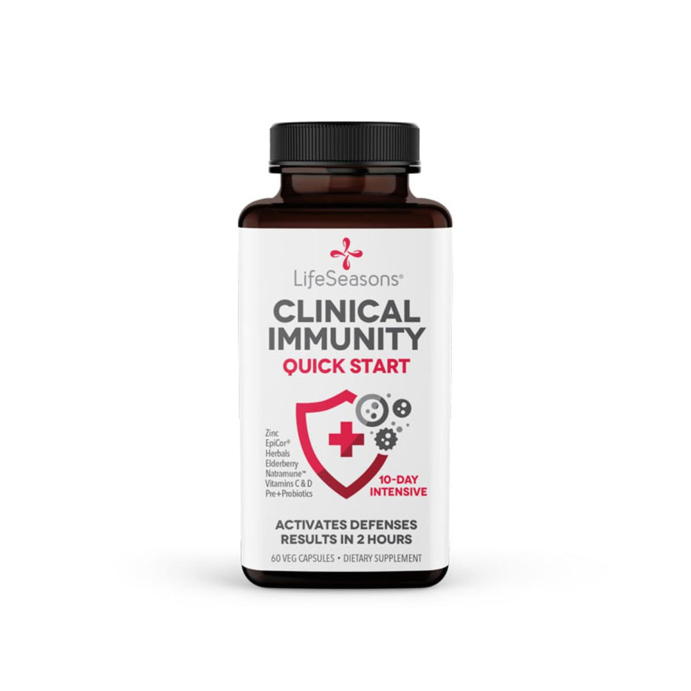 LifeSeasons Clinical Immunity bottle front for daily immune support