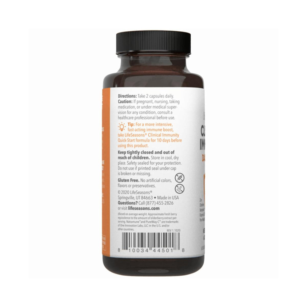 LifeSeasons Daily Boost capsules displayed in a morning routine setup.