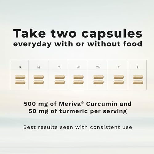 LifeSeasons Essentials Meriva Turmeric label demonstrates antioxidant benefits and heart support.