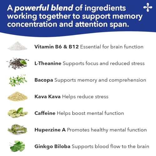 LifeSeasons Focus-R ingredients close-up highlighting Bacopa and Ginkgo for clarity