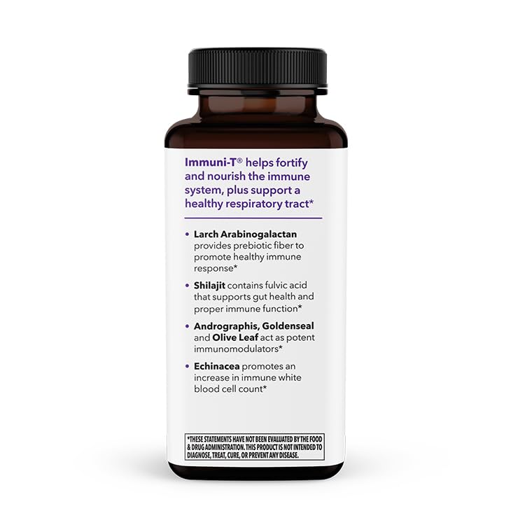 Front packaging and label design for travel-friendly immune support.