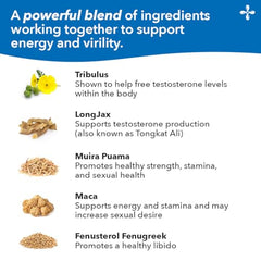 Dosage guidance for LifeSeasons Masculini-T capsules for consistent intake.