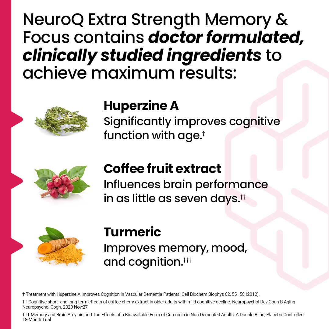 LifeSeasons NeuroQ ingredients label communicates brain-support potential