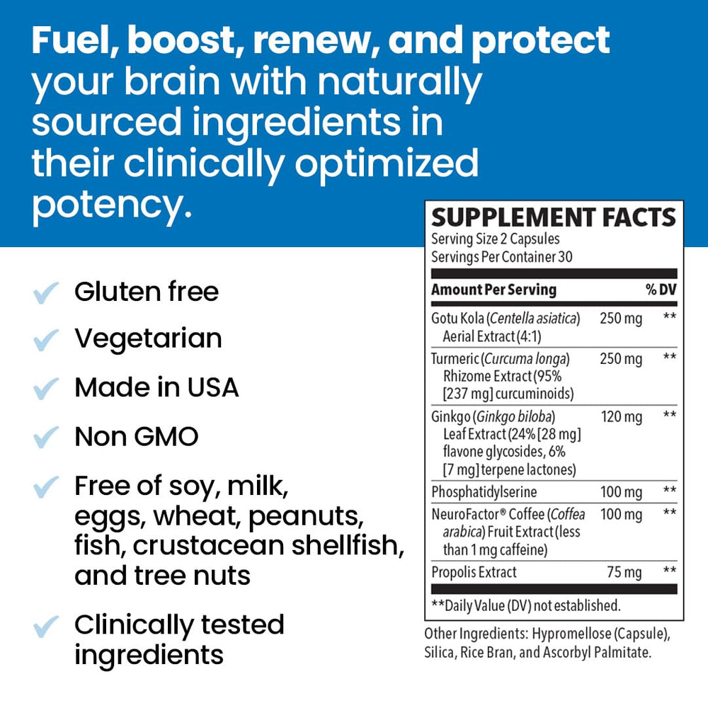 NeuroQ label close-up detailing doctor-formulated blend.