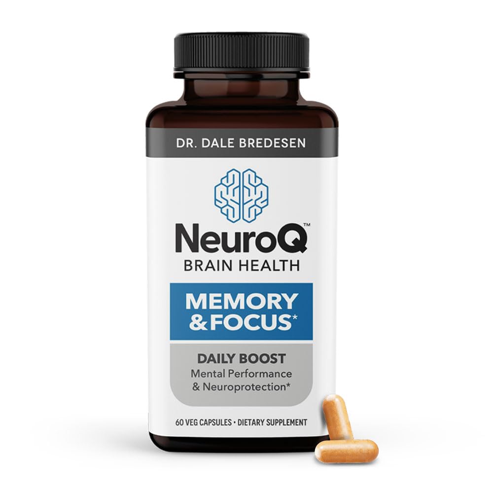 LifeSeasons NeuroQ bottle with capsules for daily cognitive support