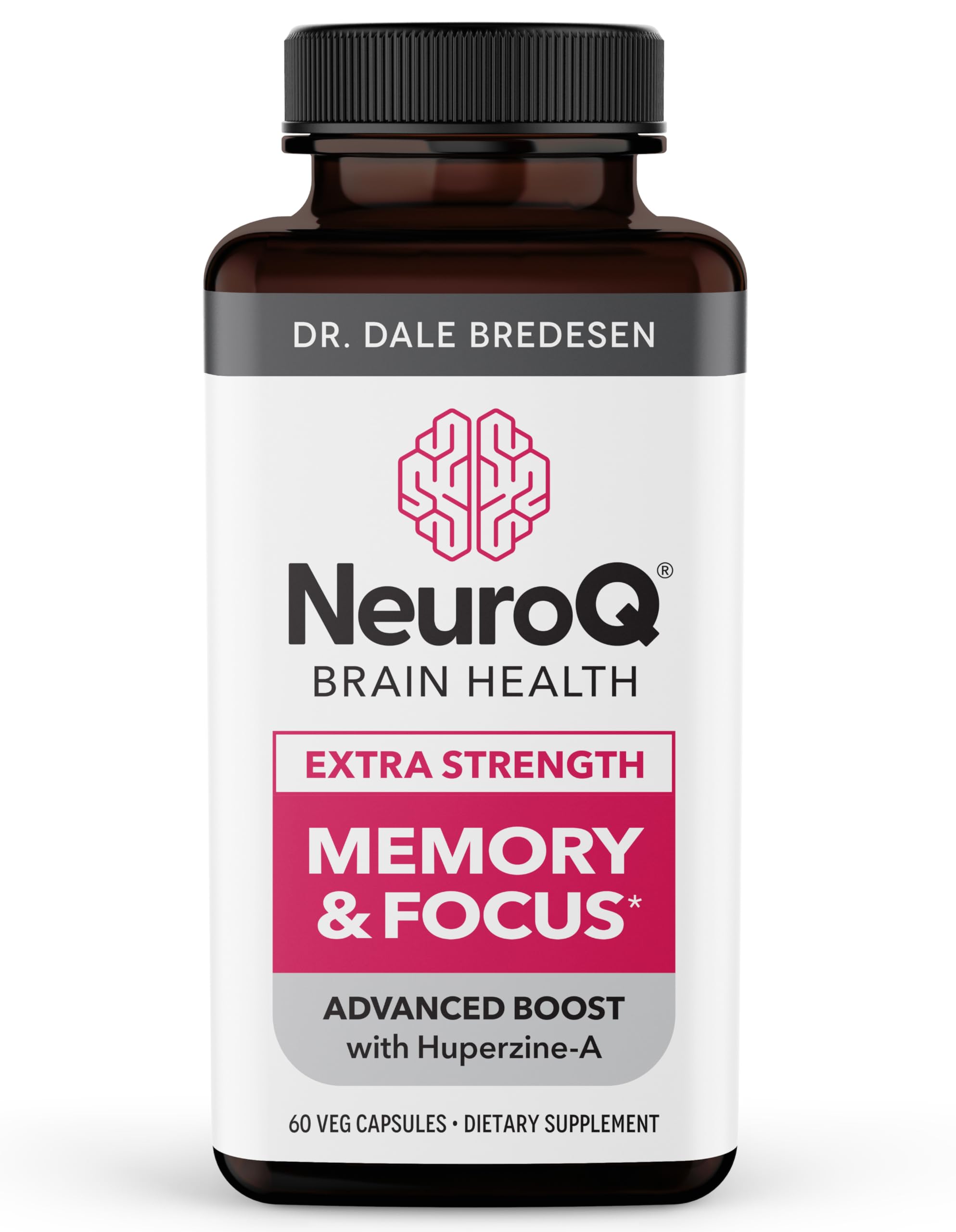 LifeSeasons NeuroQ memory and focus bottle close-up for mental clarity