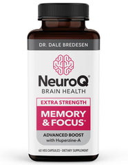 LifeSeasons NeuroQ memory and focus bottle close-up for mental clarity