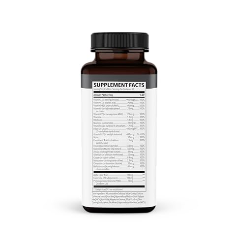 NeuroQ tablets arranged for complete daily vitamin coverage