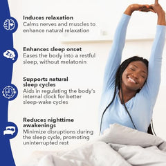 LifeSeasons Rest-ZZZ ingredients blend with valerian, chamomile, and passion flower for calmness