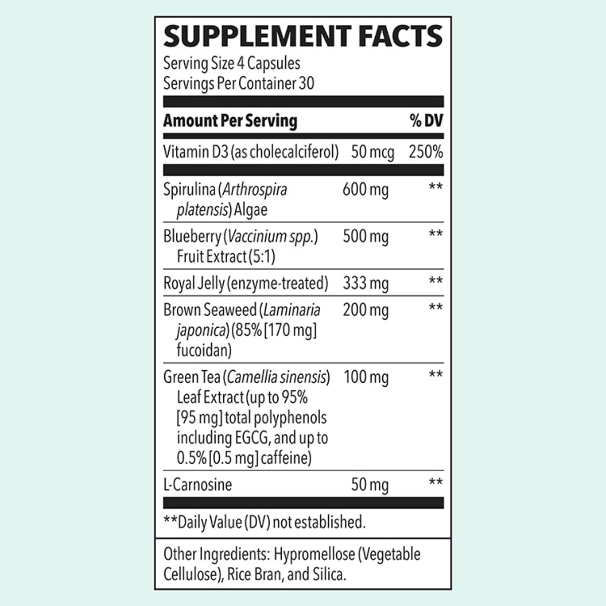 lifeseasons stem boost-r bottle close-up on label signaling quality for tissue health support