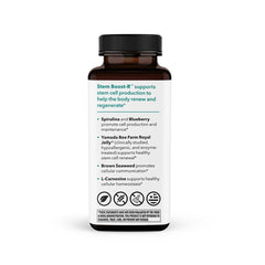 lifeseasons stem boost-r lifestyle shot with breakfast for daily energy
