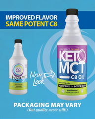 LifeSense C8 MCT Oil label closeup; premium coconut-derived fuel for focus.