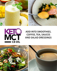 LifeSense C8 MCT Oil made in USA; quality from expert formulation.
