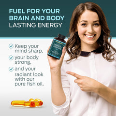 Life's Fortune non-GMO label emphasizing quality omega-3 sourcing