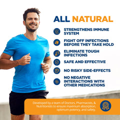 LifeSource Anti-B capsules being poured for easy daily dosing