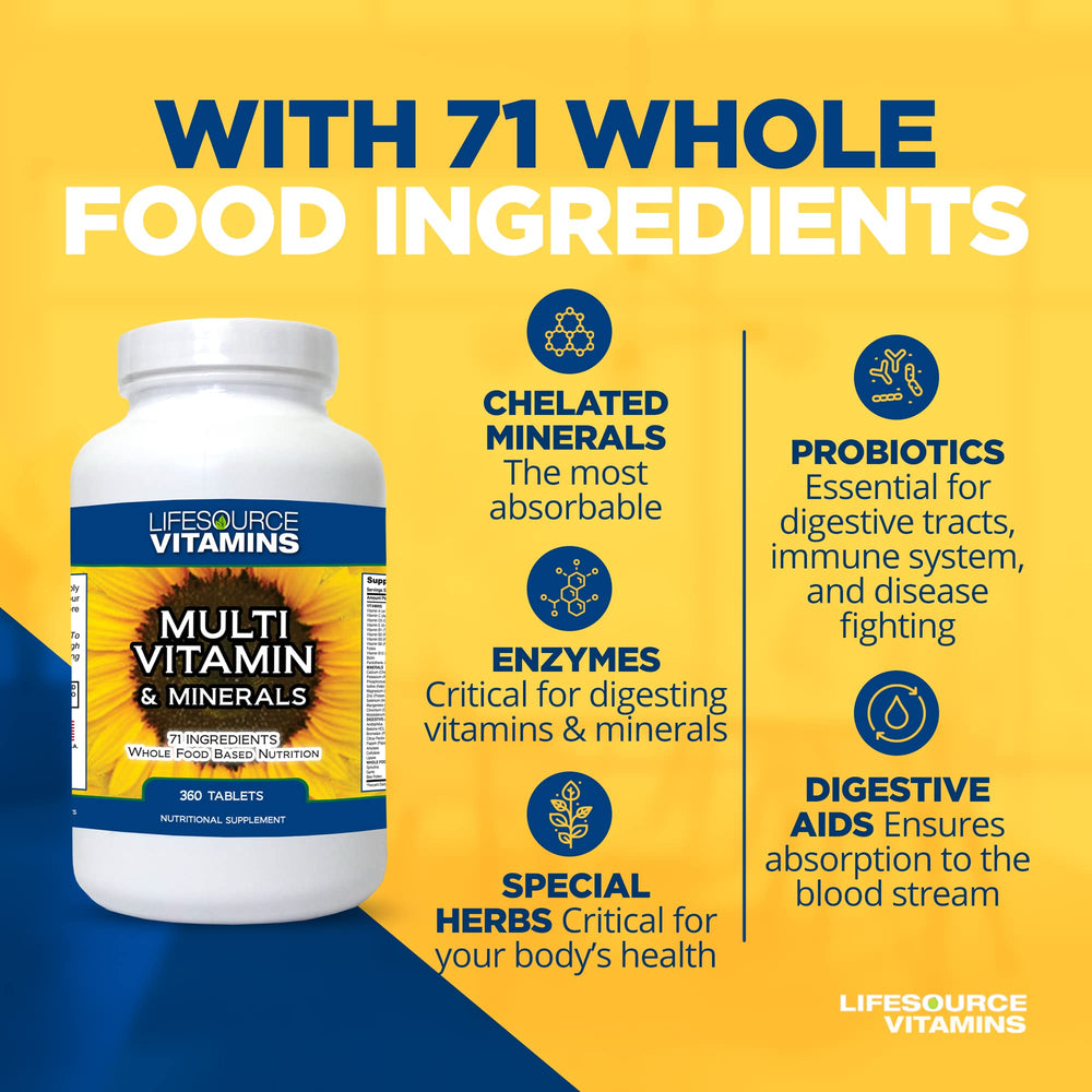 LifeSource Vitamins probiotics and digestive enzymes image suggests gut support.