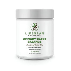 LifeSpan Nutrients D Mannose Cranberry Probiotics bottle shows complete urinary support for daily use