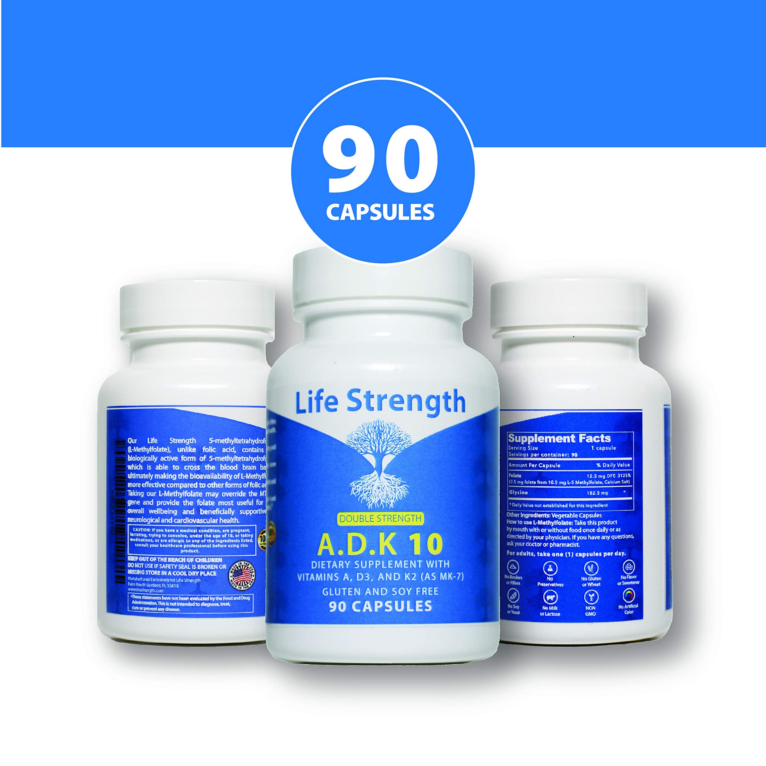 LifeStrength ADK 10 packaged bottle for on-the-go wellness