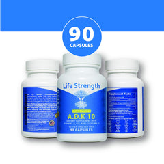 LifeStrength ADK 10 packaged bottle for on-the-go wellness