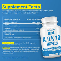 LifeStrength ADK supplement pack 2 on counter for daily immune support