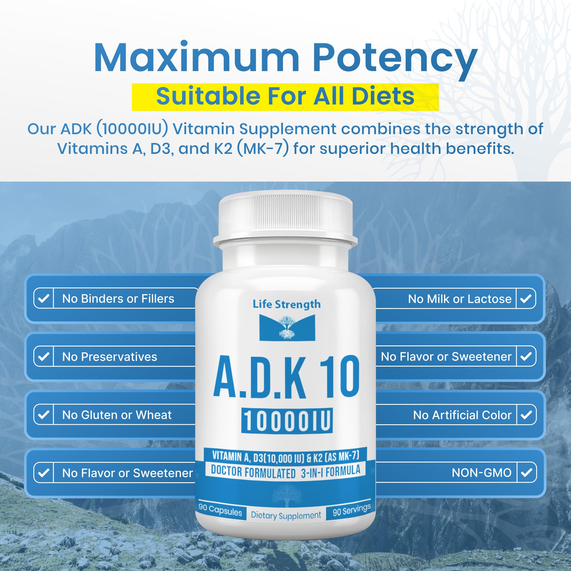 LifeStrength ADK10 bottle pour action shows convenient dosing