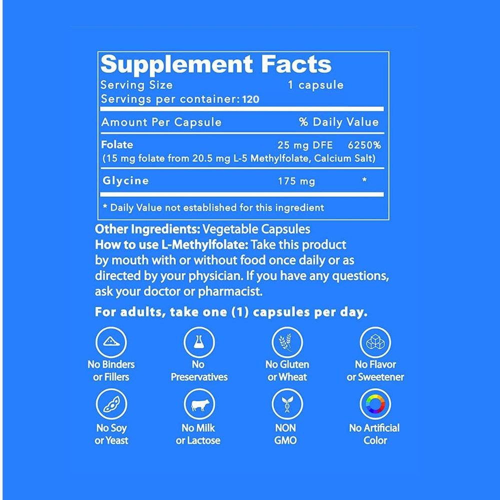 Close-up of LifeStrength L-Methylfolate capsule for easy daily use.