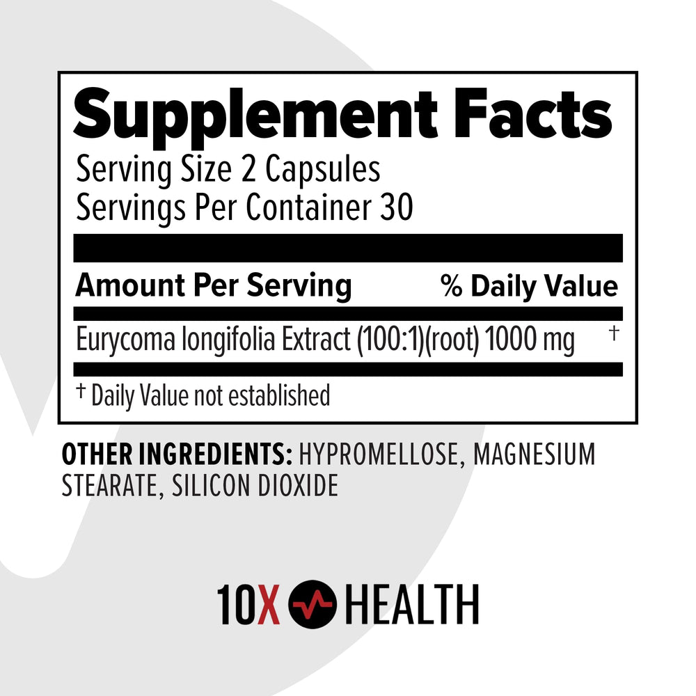 Lifestyle gym shot featuring a man, 10X Alpha may support performance.