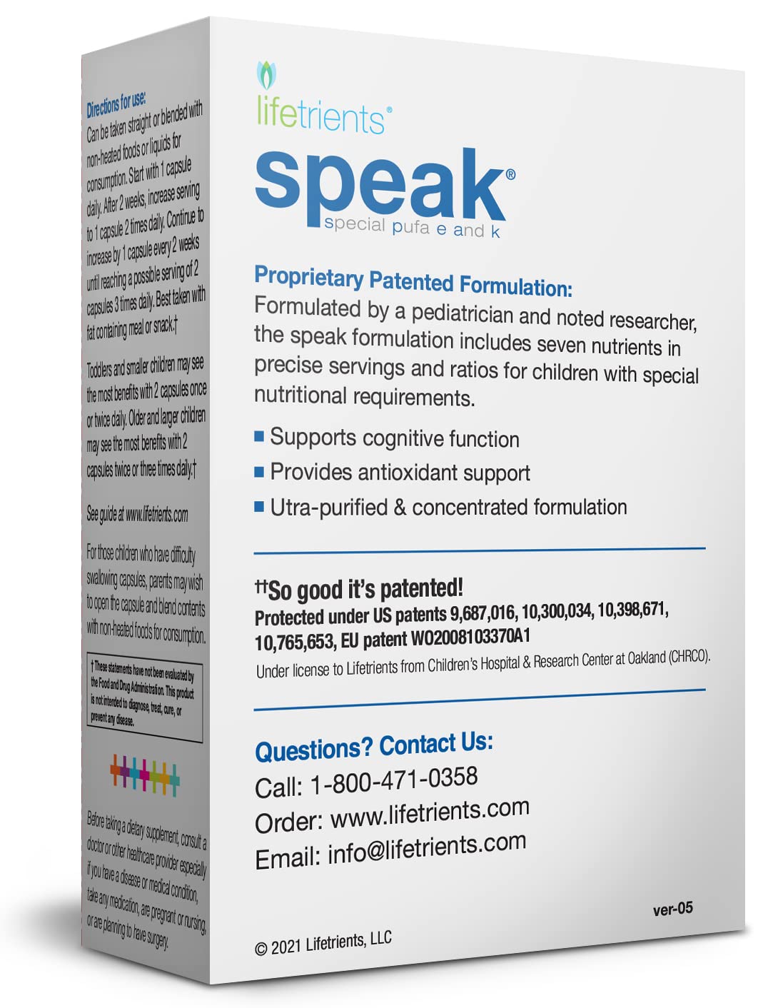 Closeup of Lifetrients Speak softgels highlighting easy-to-swallow design.