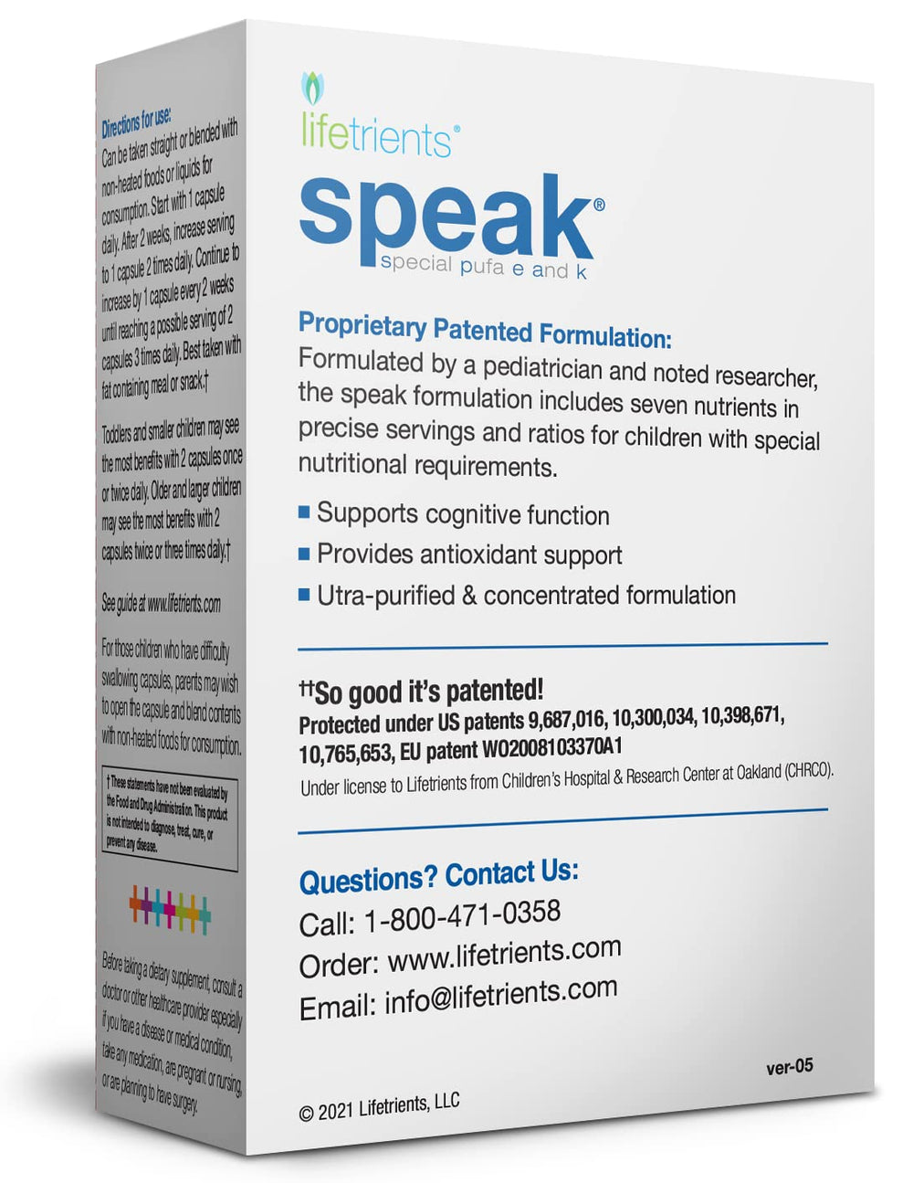 Closeup of Lifetrients Speak softgels highlighting easy-to-swallow design.