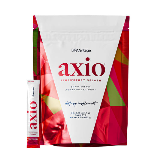 LifeVantage AXIO regular energy drink powder packets for on-the-go focus