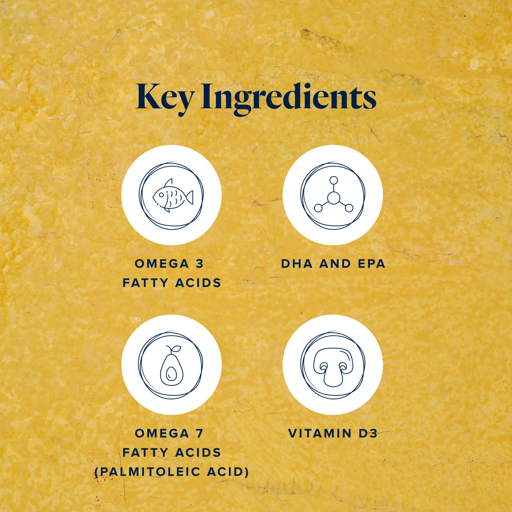 Vitamin D capsule in LifeVantage Omega+ highlighting skin health benefits.