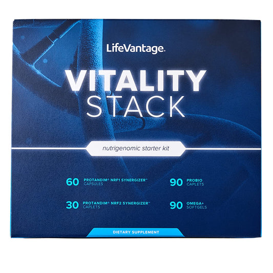 LifeVantage Protandim NRF1 bottle pour for on-the-go daily wellness routine