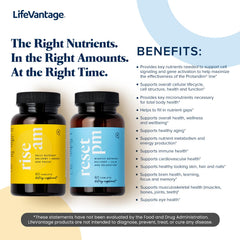 LifeVantage Reset PM capsules paired with an evening routine
