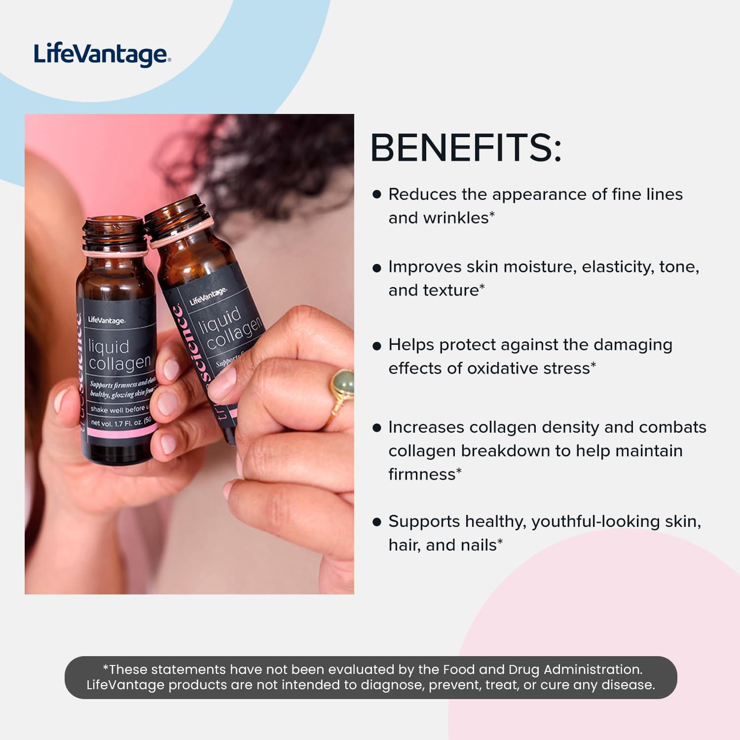 LifeVantage TrueScience packaging shows 10 bottles ready for consistent use