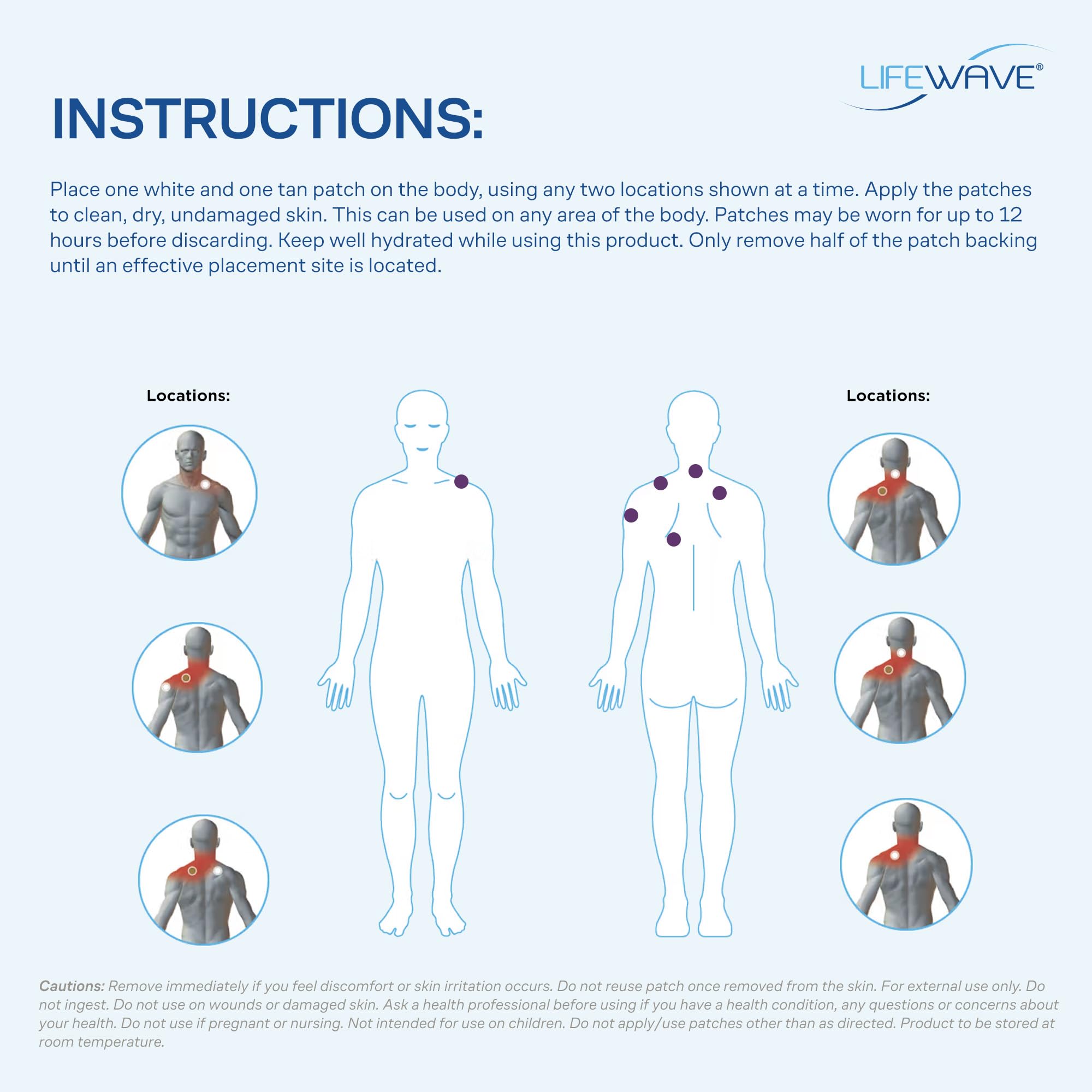 Close-up of IceWave adhesive showing secure wear during workouts
