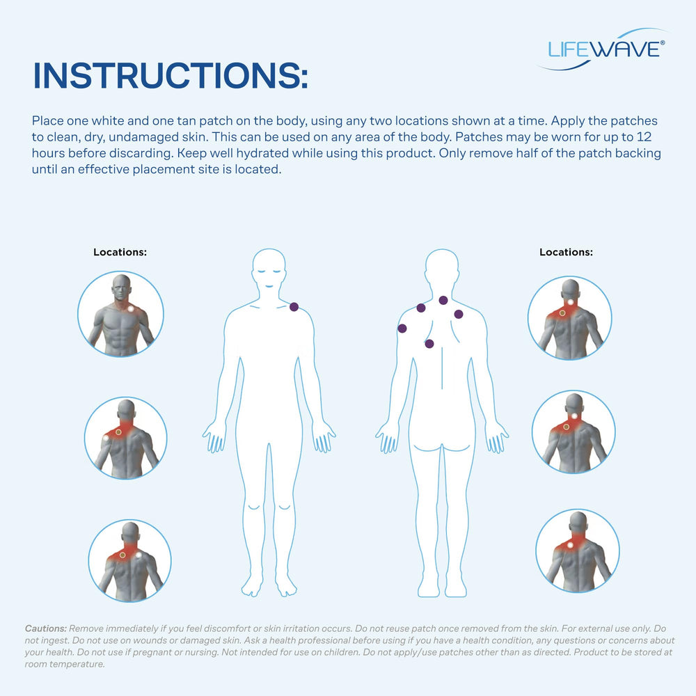 Close-up of IceWave adhesive showing secure wear during workouts