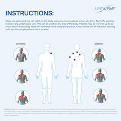 Close-up of IceWave adhesive showing secure wear during workouts