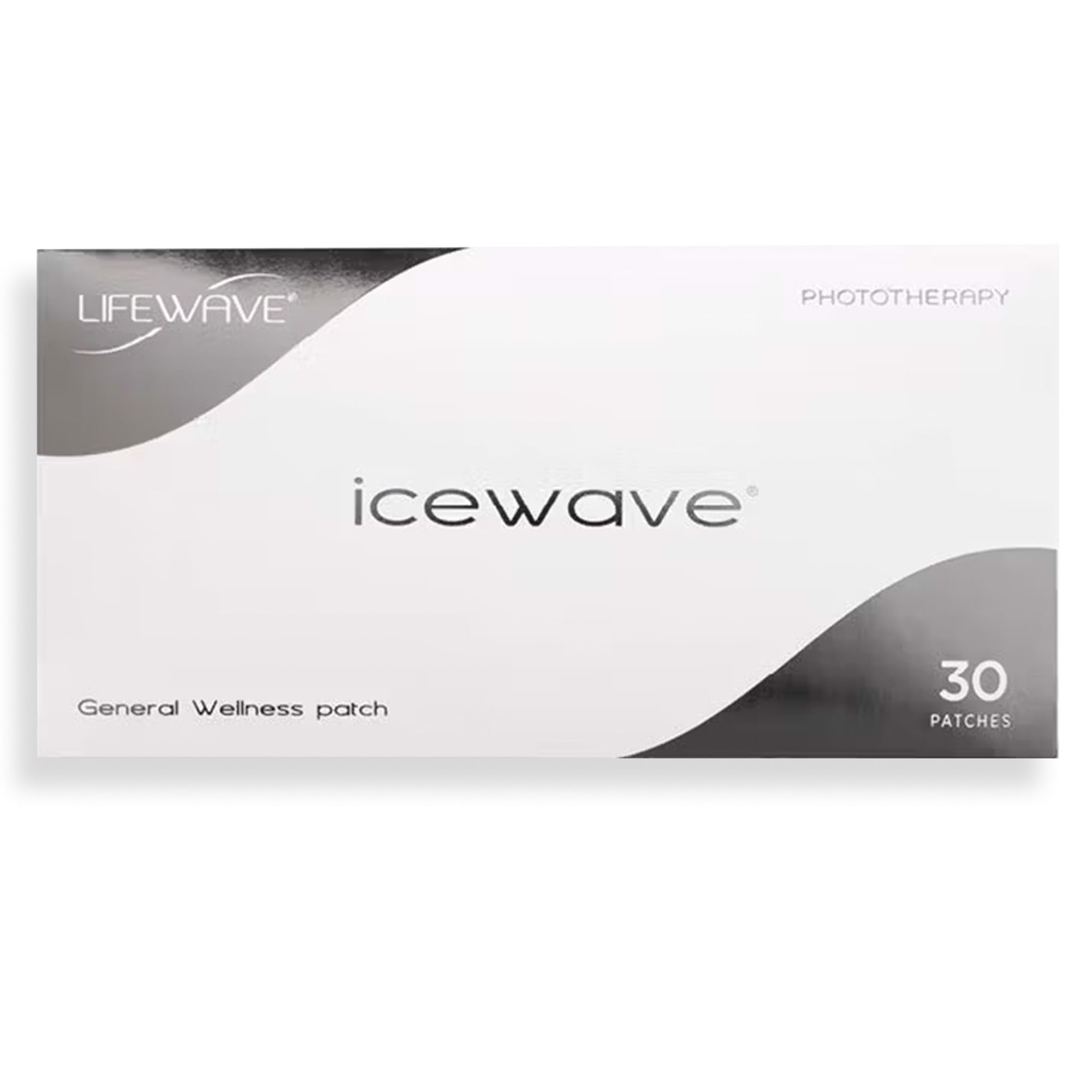 LifeWave IceWave patches in sleeve packaging for quick, drug-free support during activity