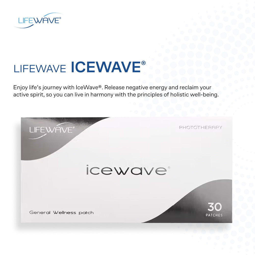 Tan IceWave patch highlighting skin-friendly design for on-body use