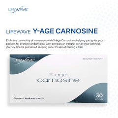 Close-up of LifeWave patch showing gentle light-based technology supporting vitality.