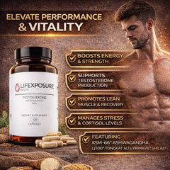 Lifexposure Health Royal Jelly capsules underscoring natural energy and recovery